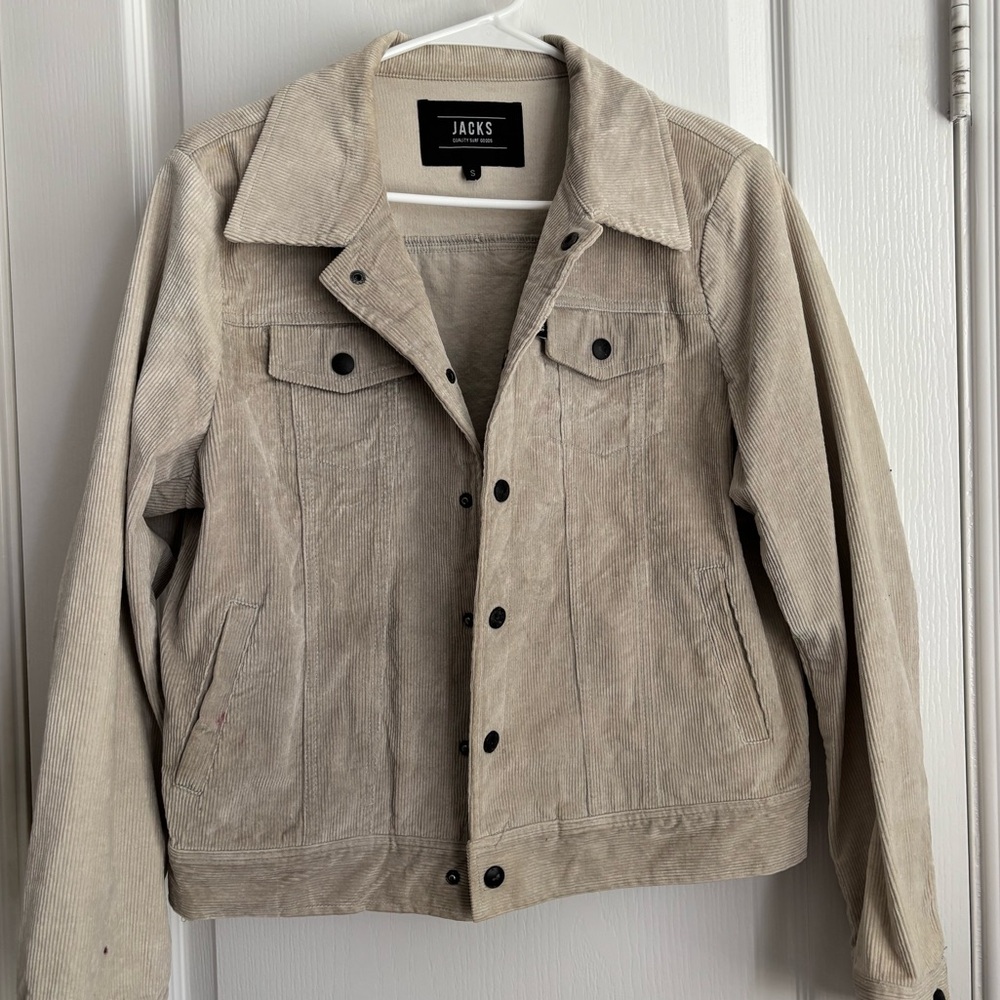 Jack’s Surfboards Grey Corduroy Jacket